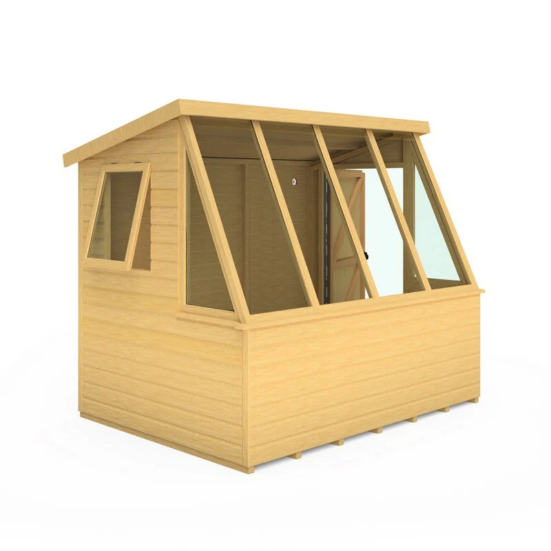 Shire Iceni 8' 3" x 6' 3" Apex Shed - Premium Coated Shiplap - Image 3