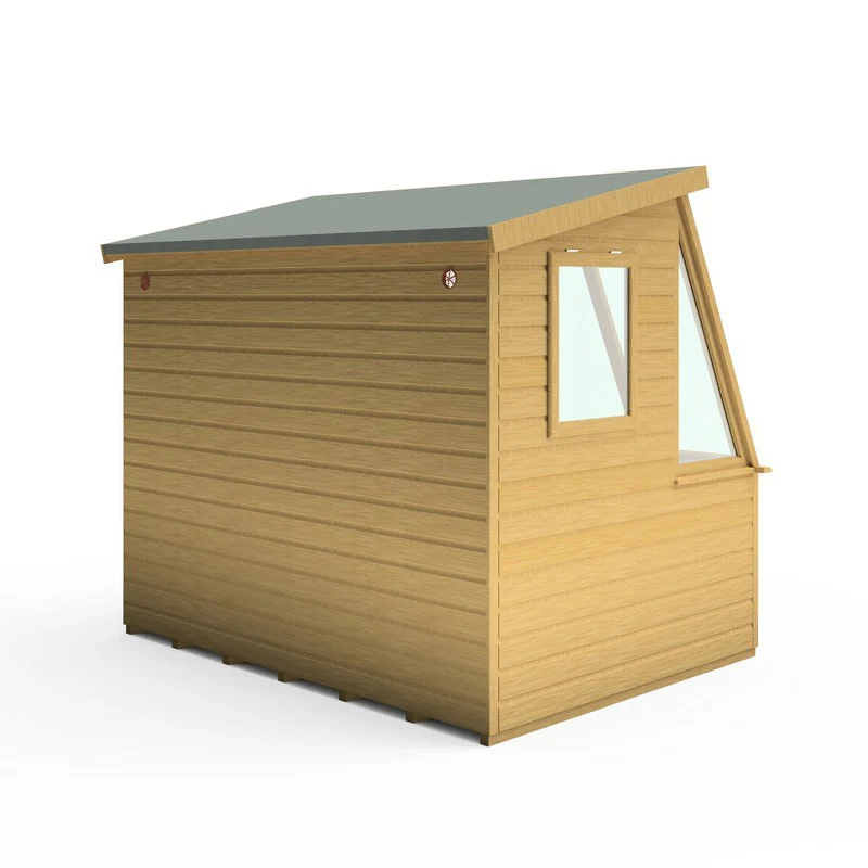 Shire Iceni 8' 3" x 6' 3" Apex Shed - Premium Coated Shiplap - Image 7