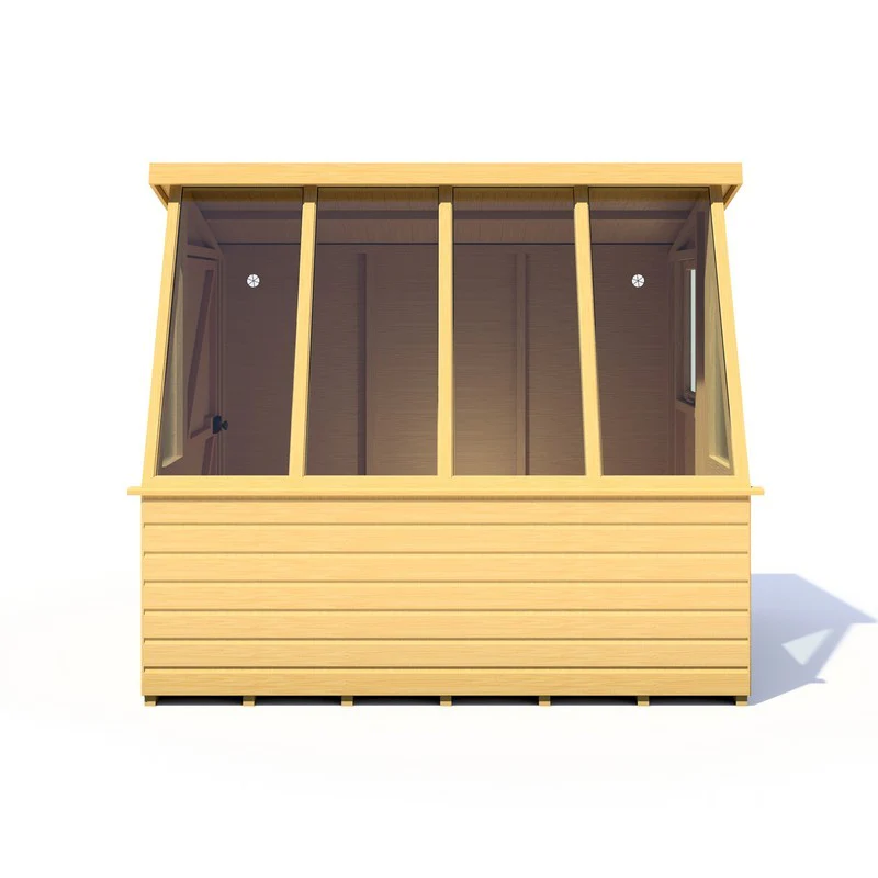 Shire Iceni 8' 3" x 6' 3" Pent Potting Shed - Premium Dip Treated Shiplap - Image 2