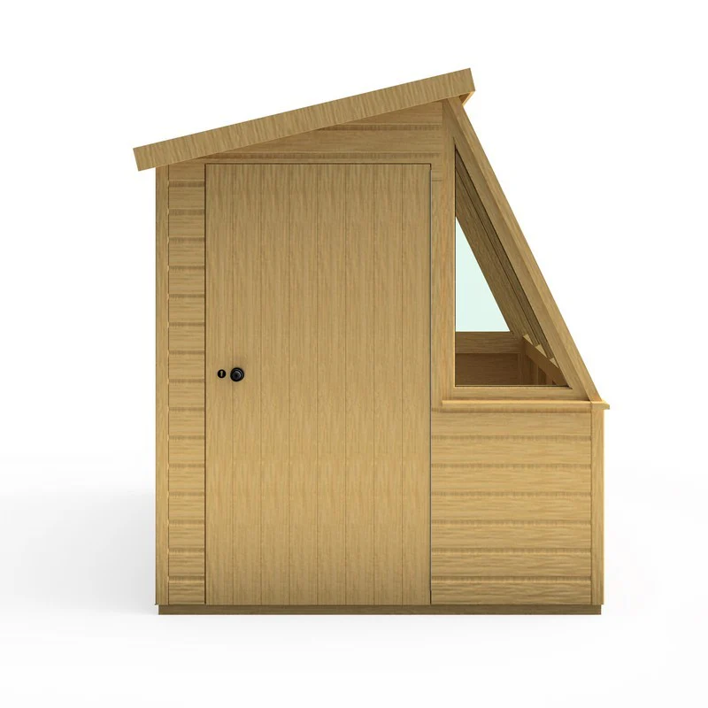 Shire Iceni 8' 3" x 6' 3" Pent Potting Shed - Premium Dip Treated Shiplap - Image 4