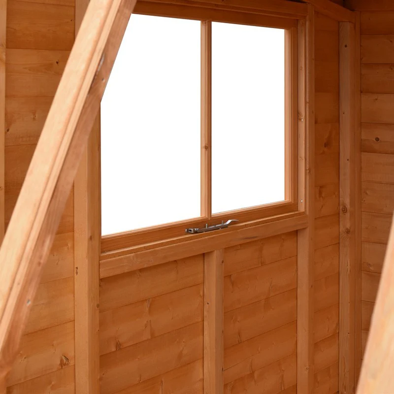 Shire Iceni 8' 3 x 8' 3 Apex Shed - Premium Coated Shiplap - Image 7