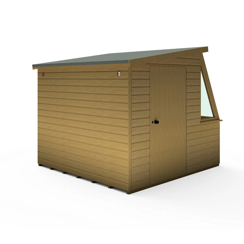 Shire Iceni 8' 3" x 8' 3" Pent Potting Shed - Premium Dip Treated Shiplap - Image 4