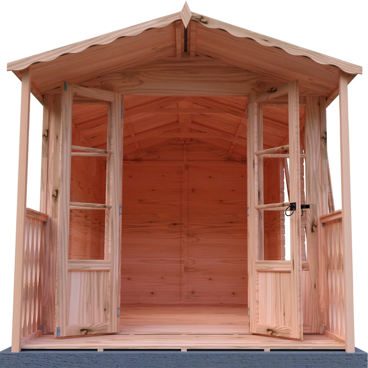 Shire Kensington 9' 6" x 6' 8" Apex Summerhouse - Premium Dip Treated Shiplap - Image 8