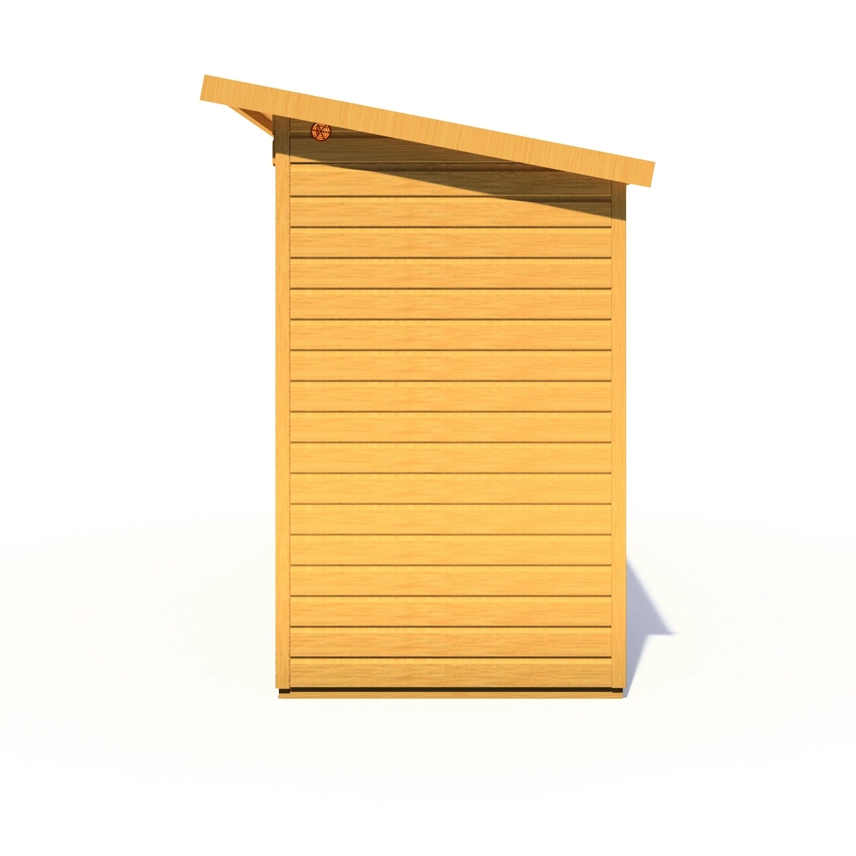 Shire Lela 3' 10" x 11' 8" Pent Summerhouse with Side Shed - Premium Dip Treated Shiplap - Image 9
