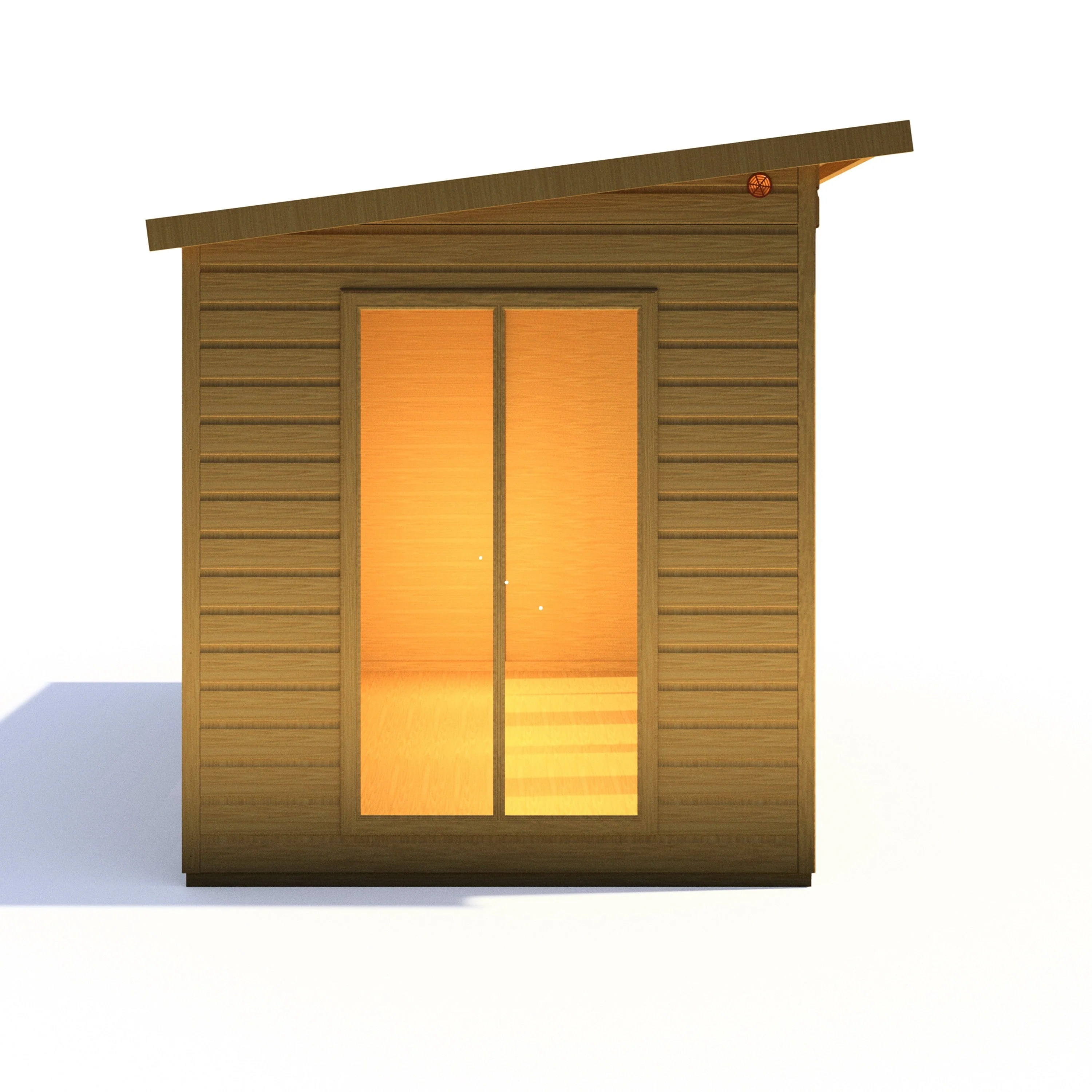 Shire Lela 5' 10" x 11' 8" Pent Summerhouse - Premium Dip Treated Shiplap - Image 8