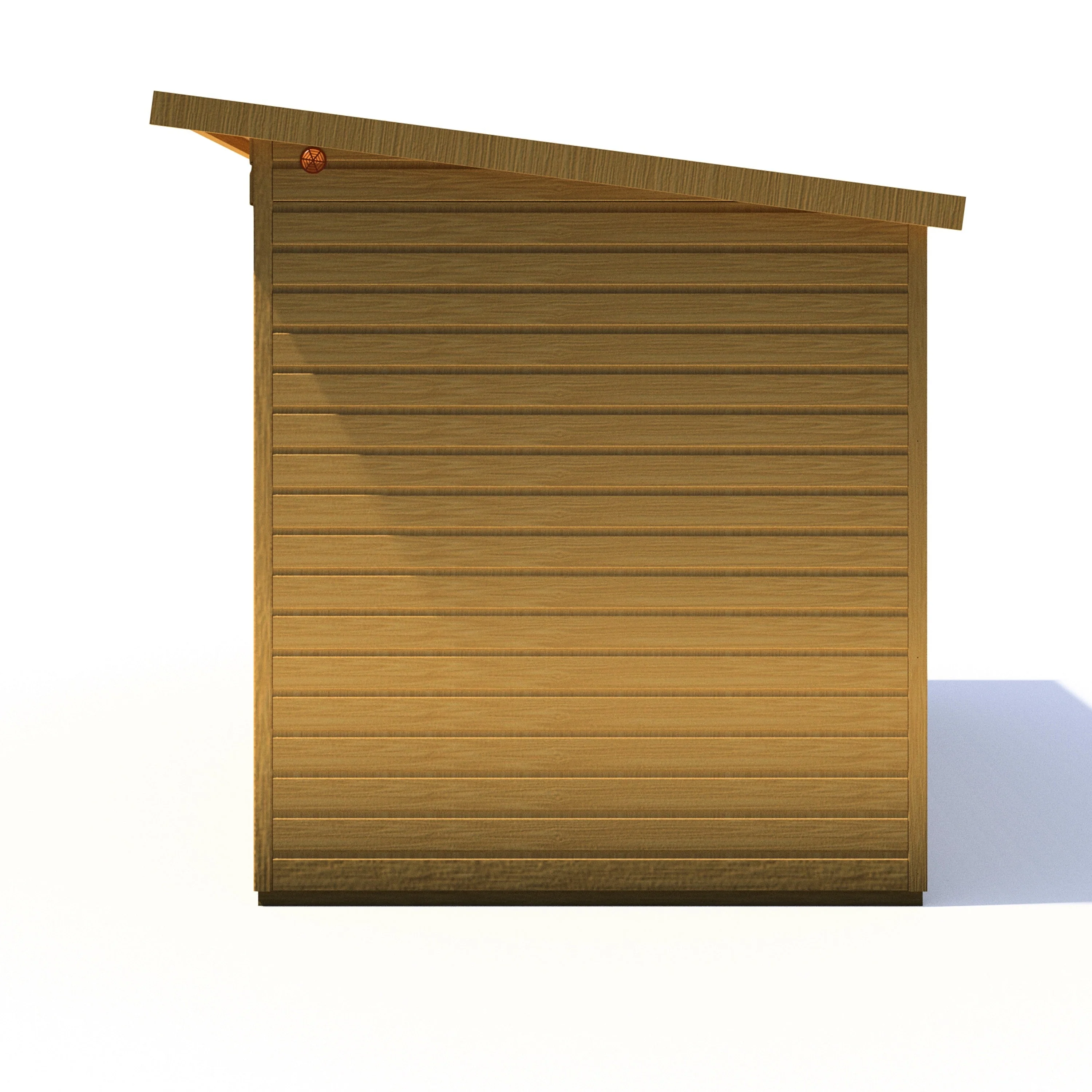 Shire Lela 5' 10" x 11' 8" Pent Summerhouse with Side Shed - Premium Dip Treated Shiplap - Image 7