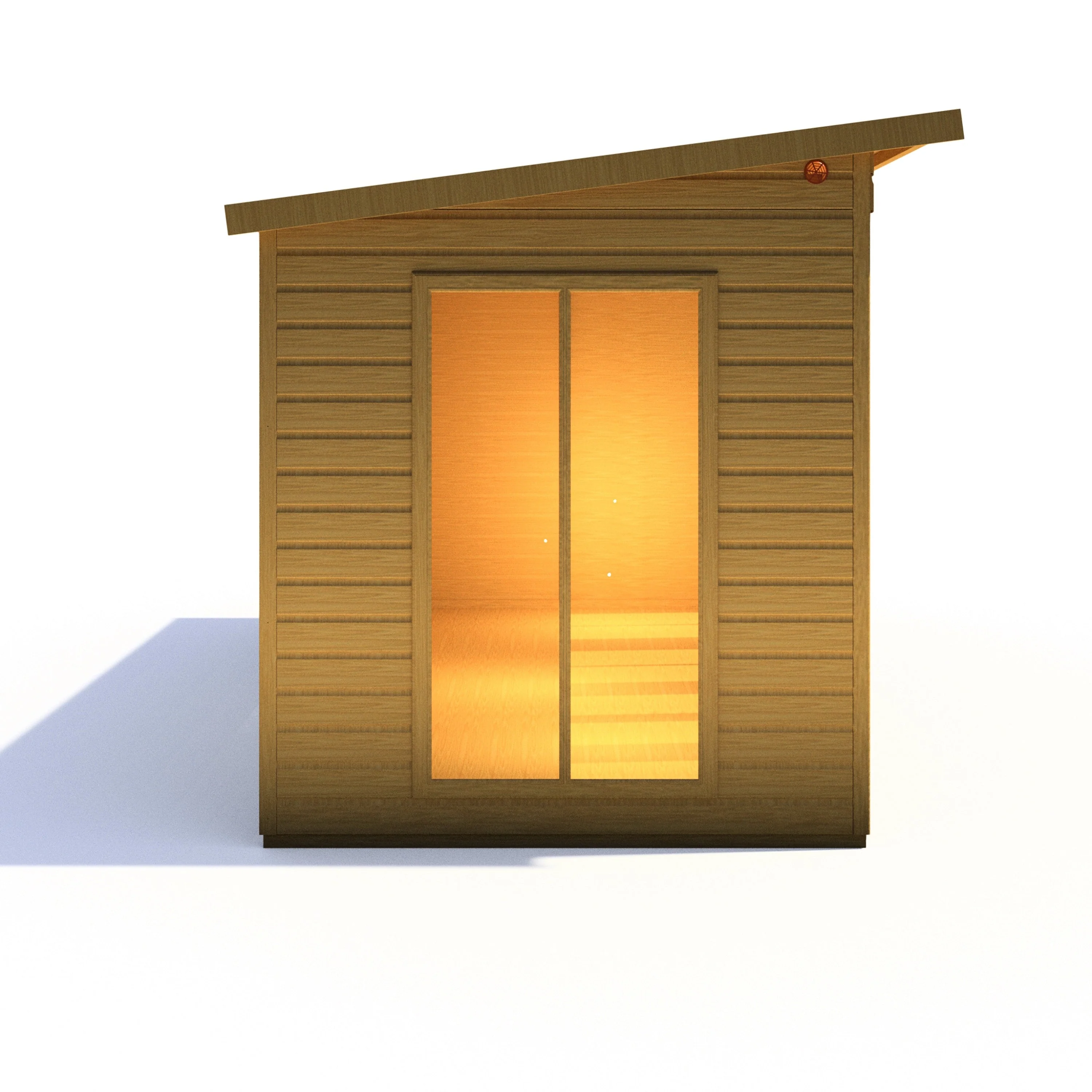 Shire Lela 5' 10" x 15' 7" Pent Summerhouse - Premium Dip Treated Shiplap - Image 8