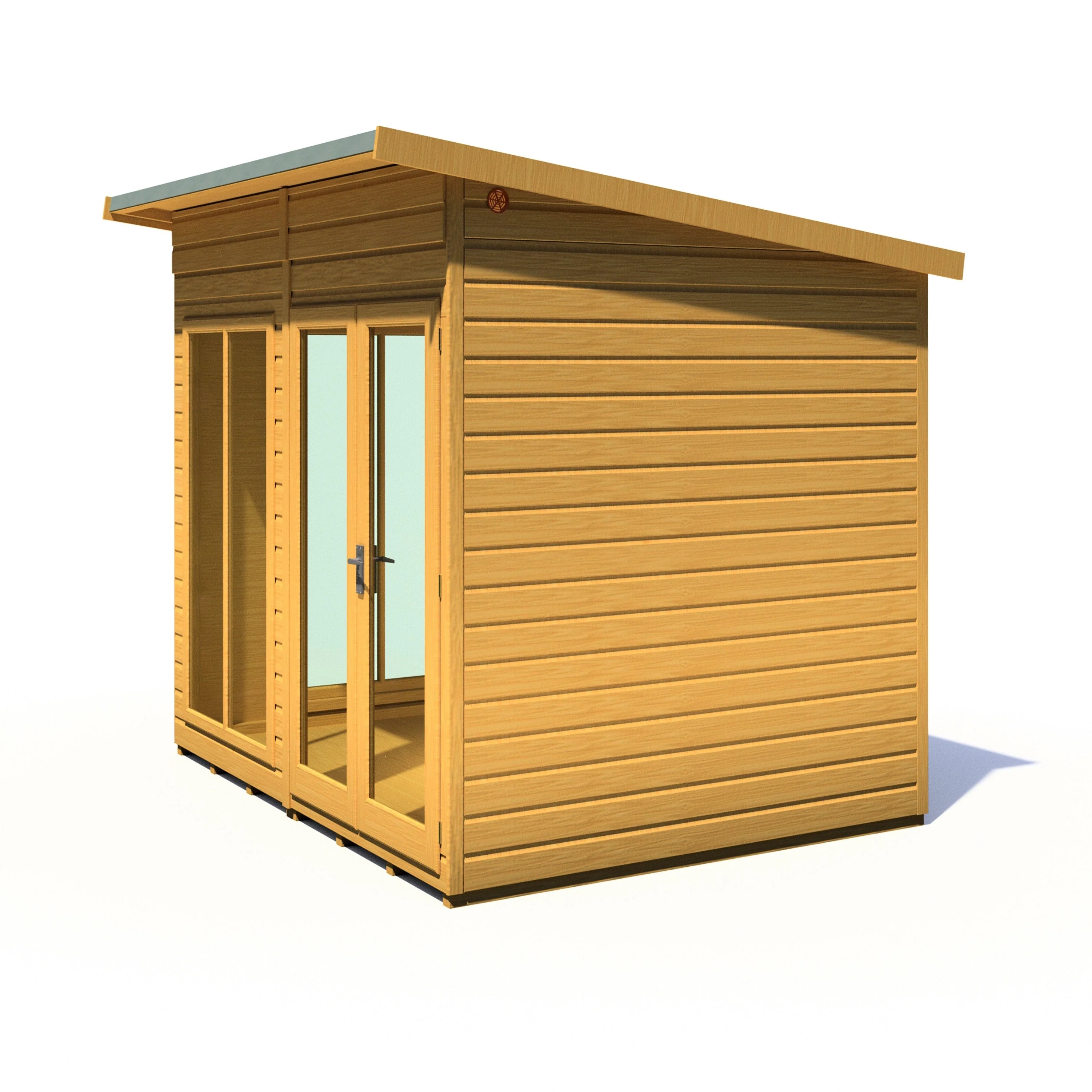 Shire Lela 5' 10" x 7' 9" Pent Summerhouse - Premium Dip Treated Shiplap - Image 5