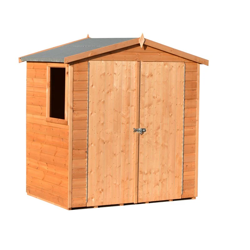 Shire Lewis 4' 4" x 6' 2" Apex Shed - Premium Pressure Treated Shiplap - Image 8