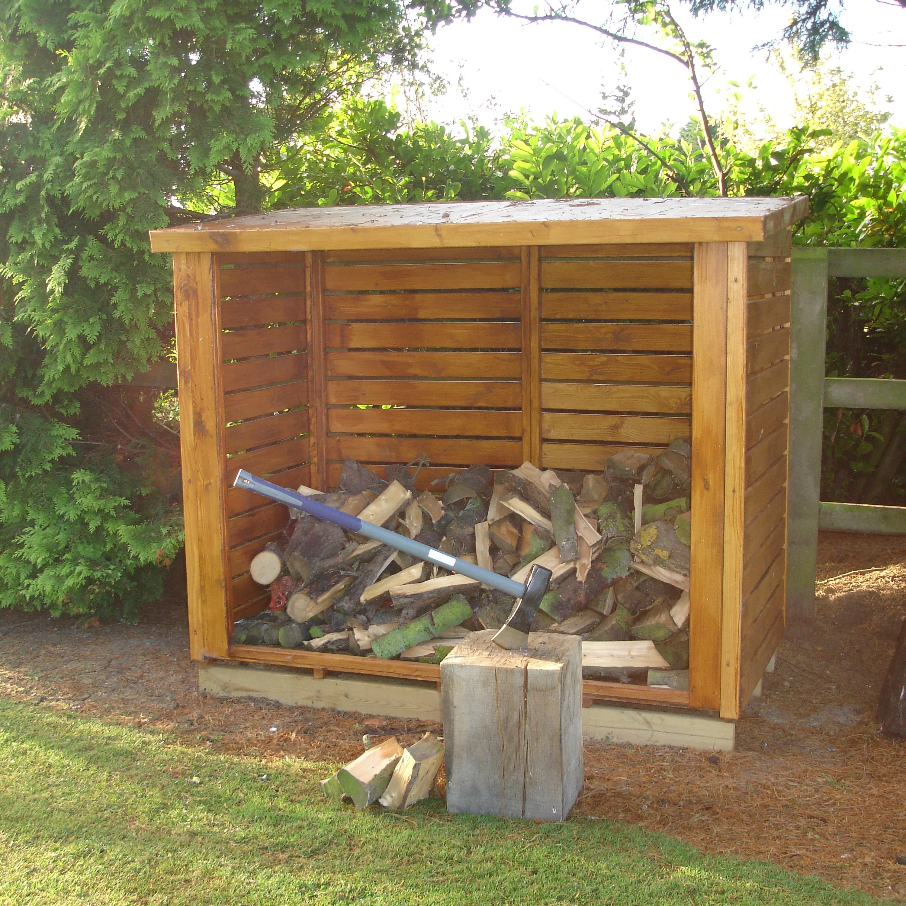 Shire Log Box 6' 2" x 3' 1" Apex Log Store - Premium Shiplap - Image 5