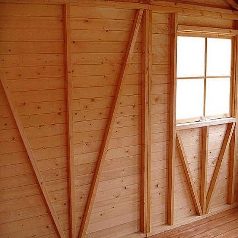 Shire Mammoth 12' 4" x 12' 11" Apex Shed - Premium Coated Shiplap - Image 3
