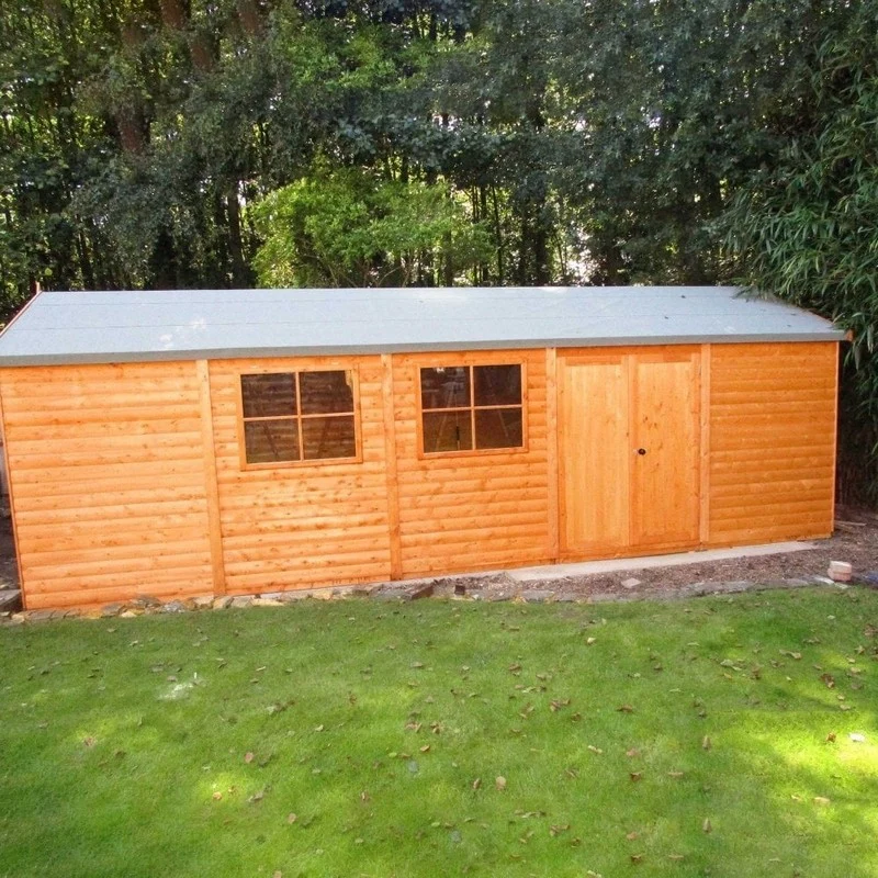 Shire Mammoth 29' 10" x 12' 11" Apex Shed - Premium Coated Shiplap - Image 2