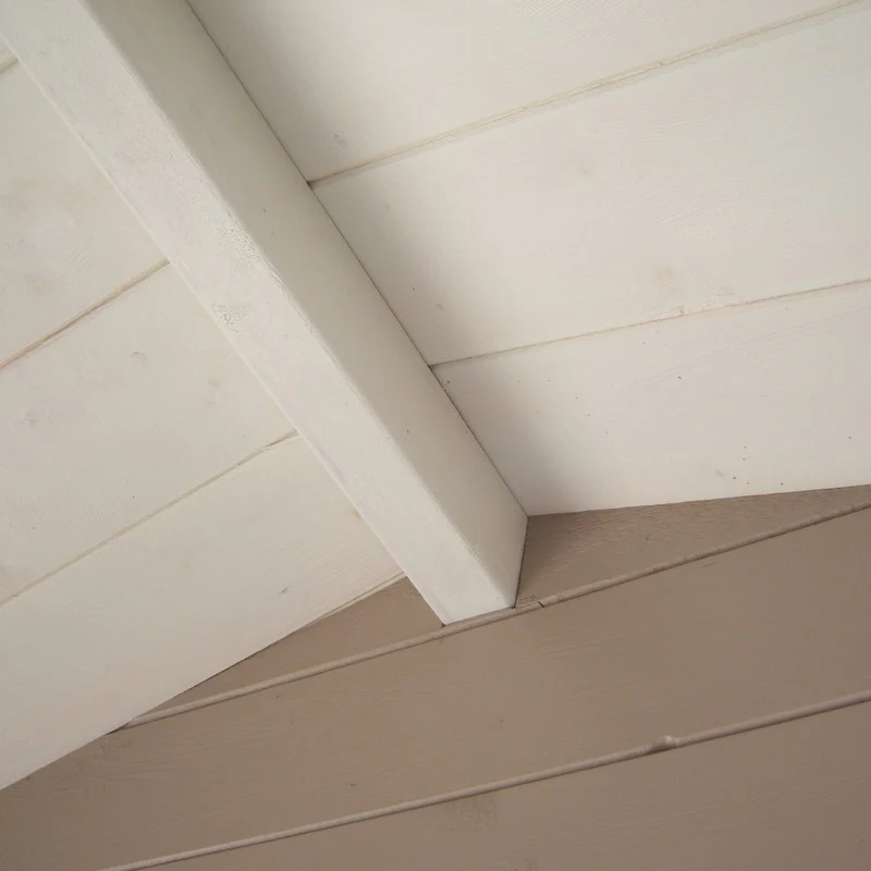 Shire Marlborough 13' 8" x 11' 9" Reverse Apex Log Cabin - Premium 34mm Cladding Tongue & Groove - Image 6