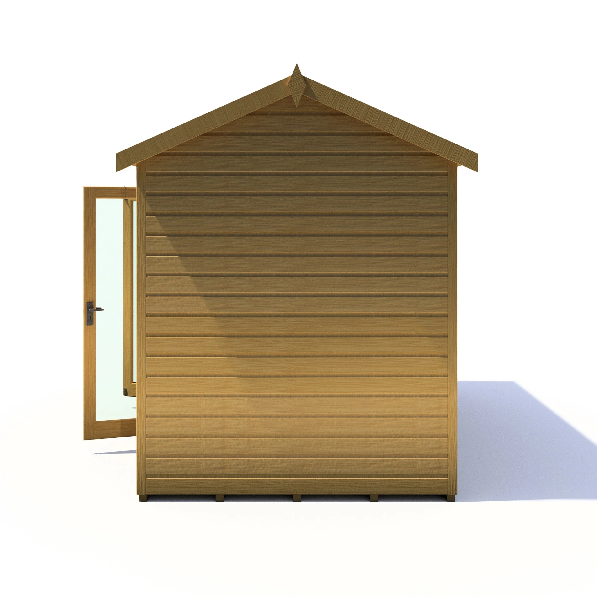 Shire Mayfield 5' 7" x 11' 8" Reverse Apex Summerhouse - Premium Dip Treated Shiplap - Image 5