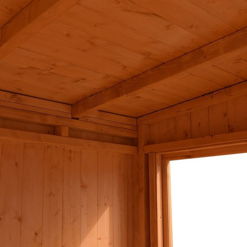 Shire Miami 12' x 11' 8" Pent Summerhouse - Premium Dip Treated Shiplap - Image 4