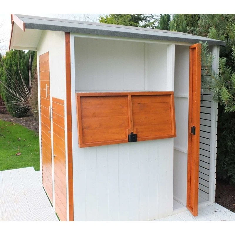 Shire Multi 6' 6" x 7' 7" Pent Garden Store - Premium Dip Treated Shiplap - Image 2