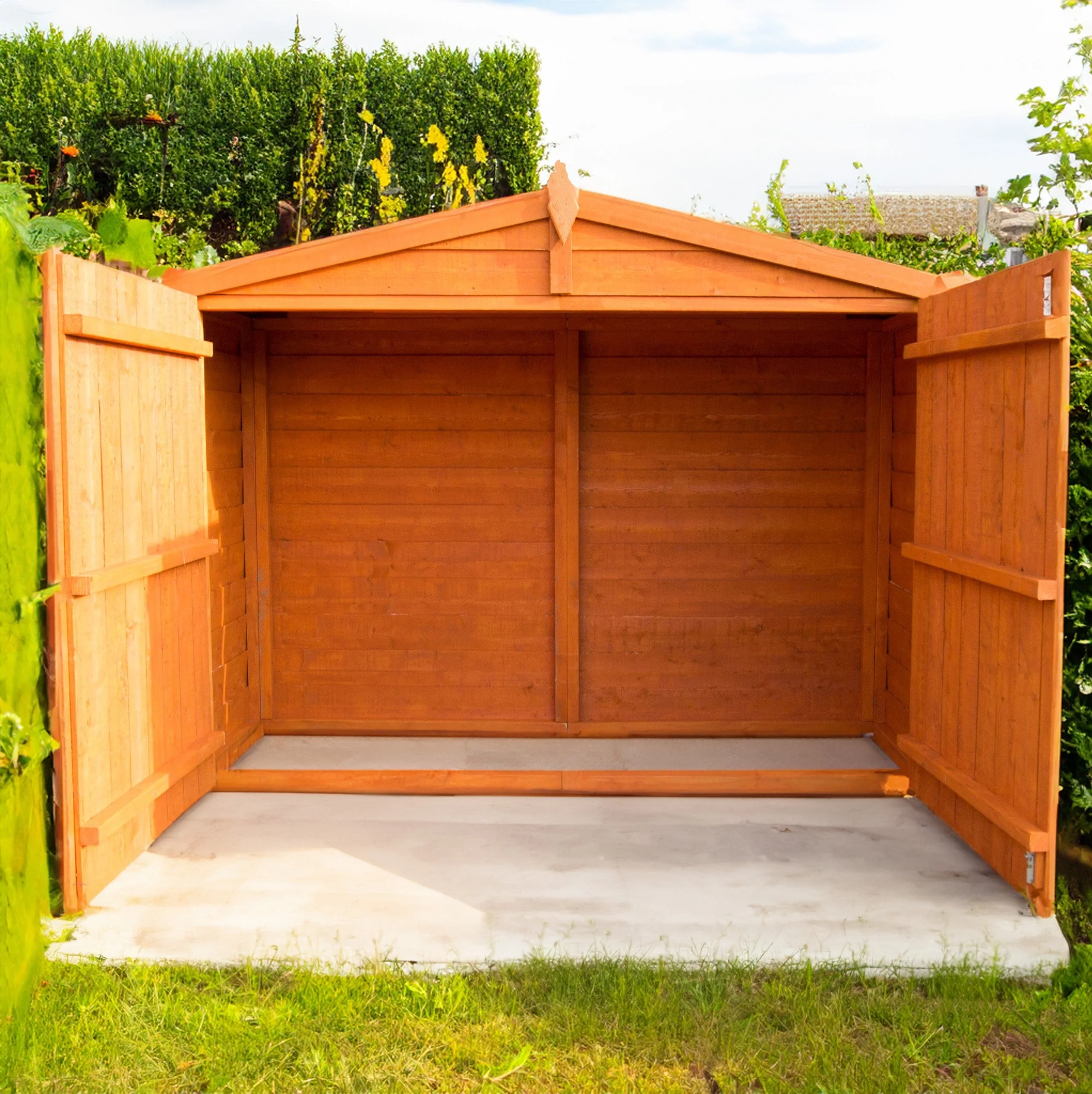 Shire Overlap Garden Bike Storage Unit (7' x 3') - Image 2