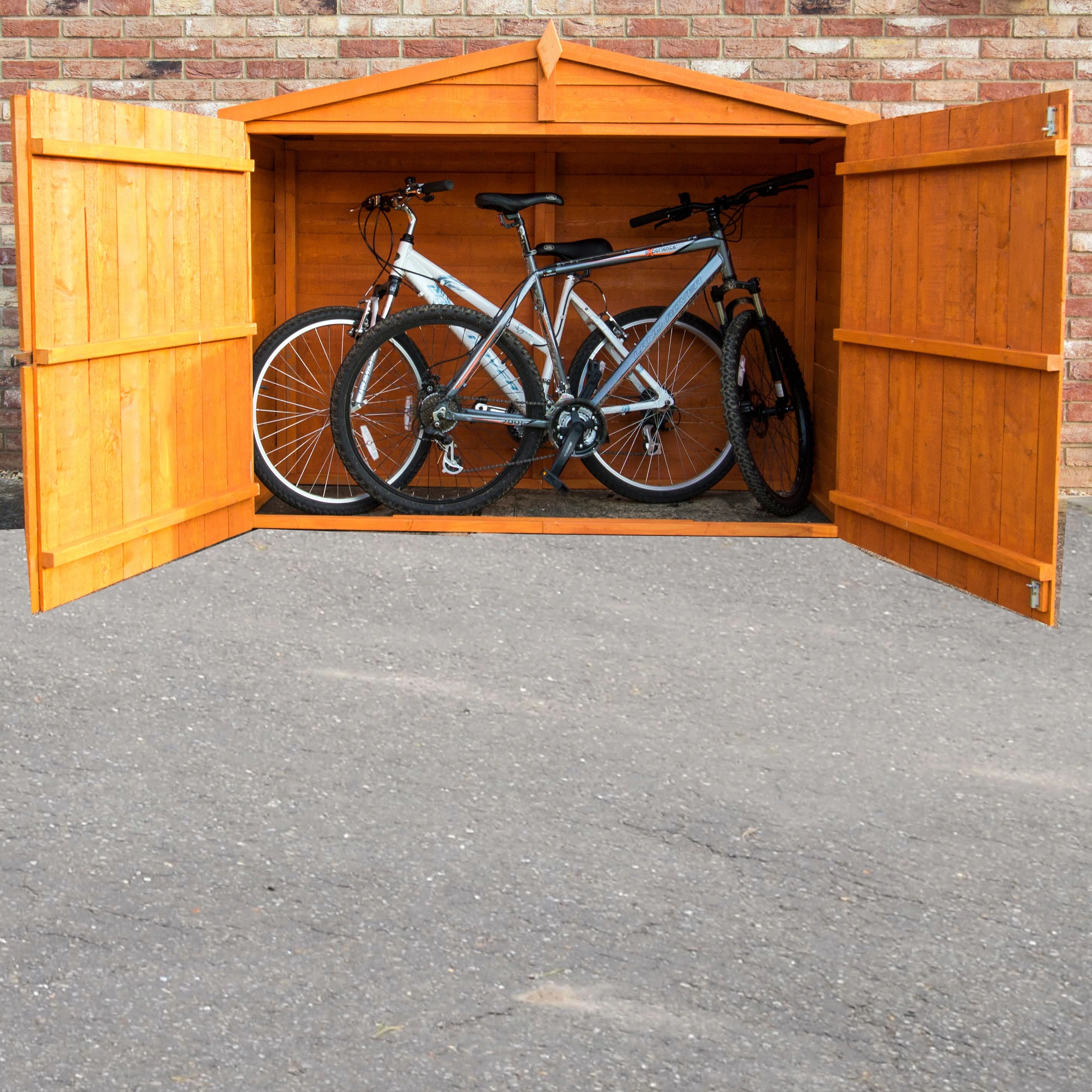 Shire Overlap Garden Bike Storage Unit (7' x 3') - Image 5