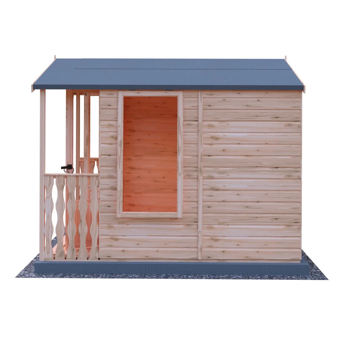 Shire Parham 6' 3" x 6' 8" Apex Summerhouse - Premium Dip Treated Shiplap - Image 5