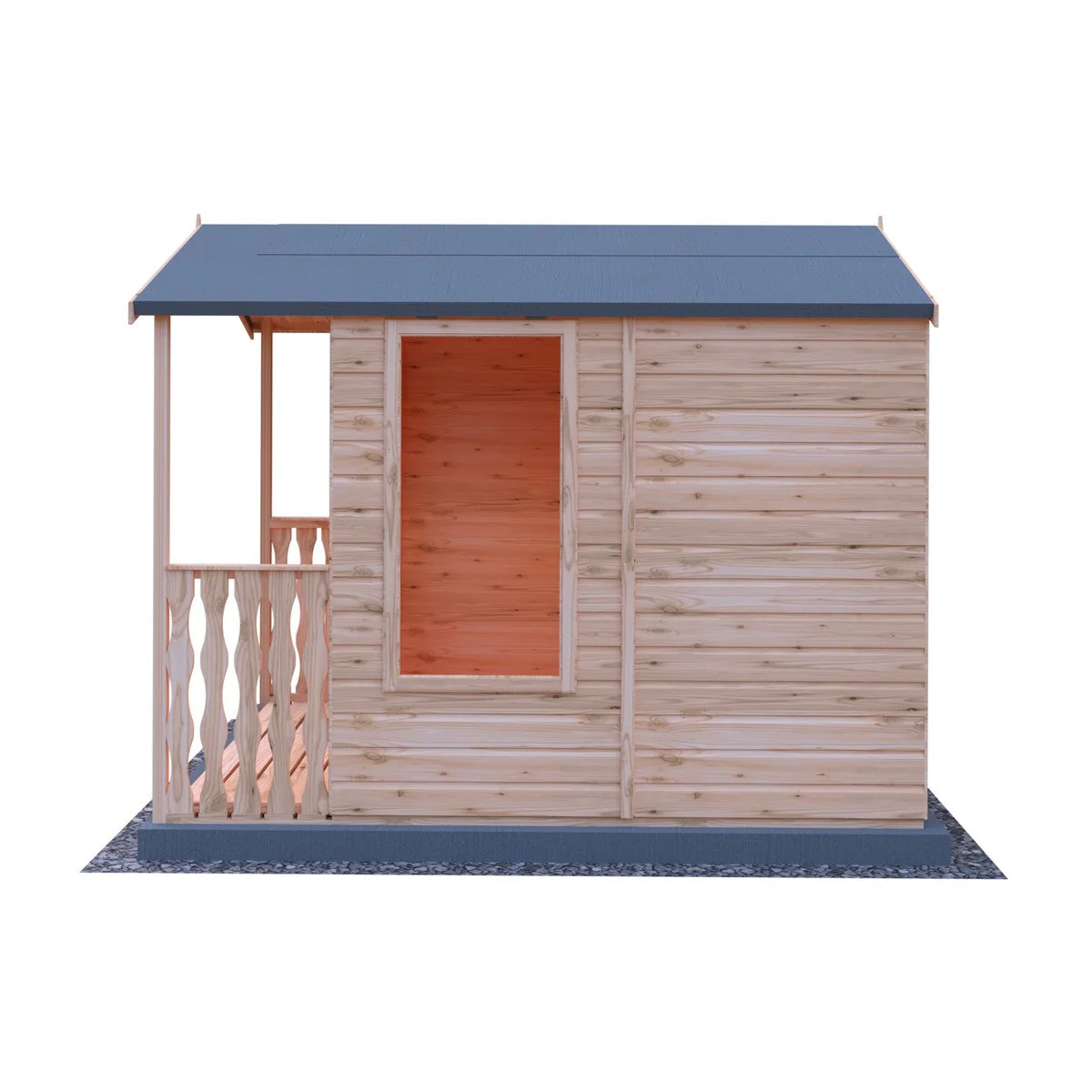 Shire Parham 6' 3" x 6' 8" Apex Summerhouse - Premium Dip Treated Shiplap - Image 7