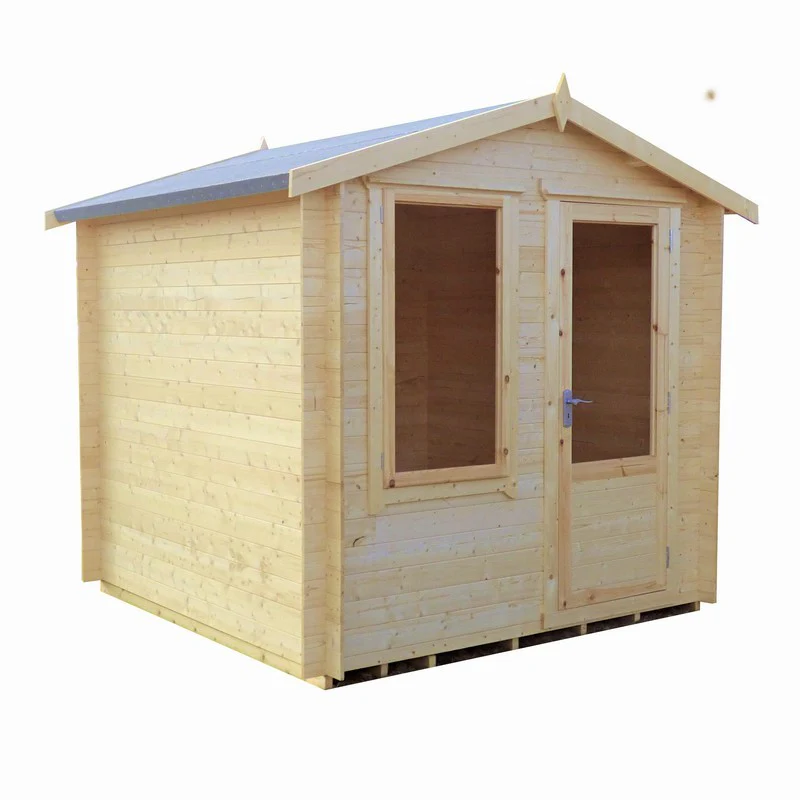 Peckover 7' x 7' 10" Apex Log Cabin - Budget 19mm Cladding Tongue & Groove - Image 2