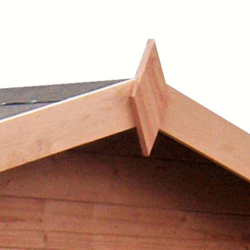 Peckover 7' x 7' 10" Apex Log Cabin - Budget 19mm Cladding Tongue & Groove - Image 3