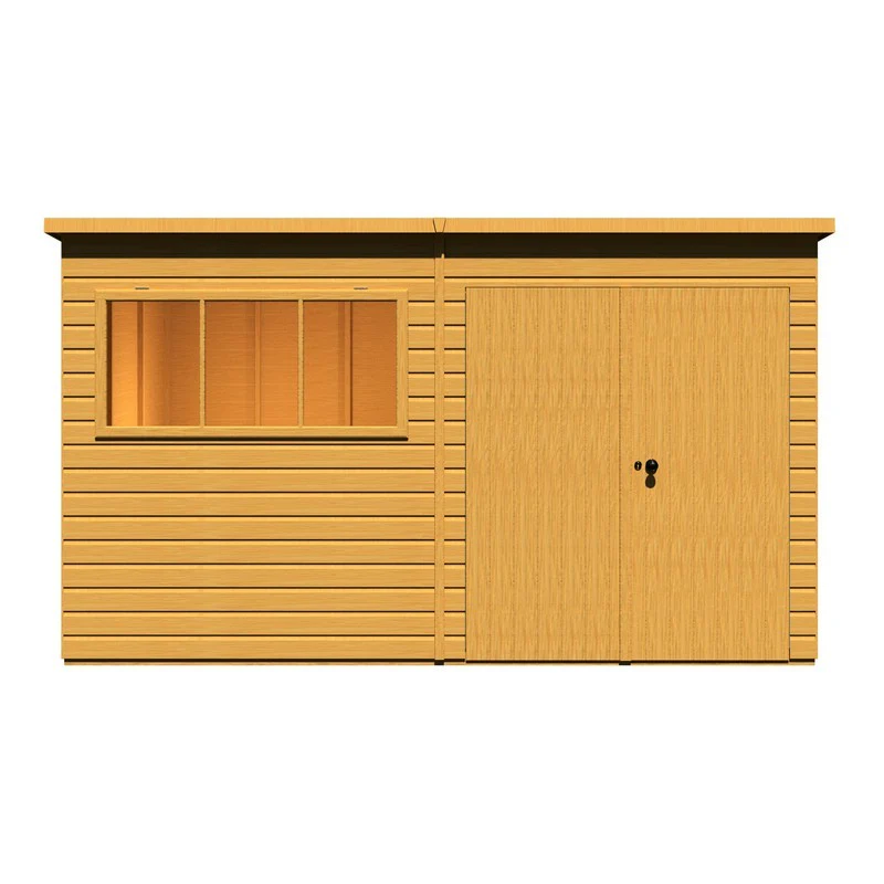Shire Ranger 7' 10" x 11' 9" Pent Shed - Premium Coated Shiplap - Image 2