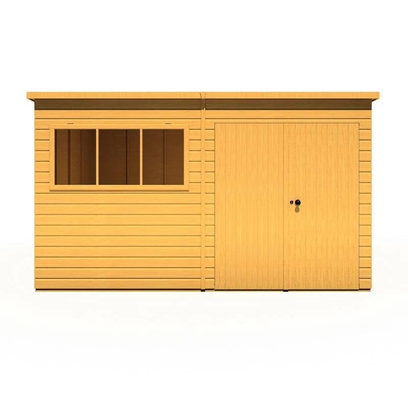 Shire Ranger 9' 9" x 11' 9" Pent Shed - Premium Coated Shiplap - Image 3