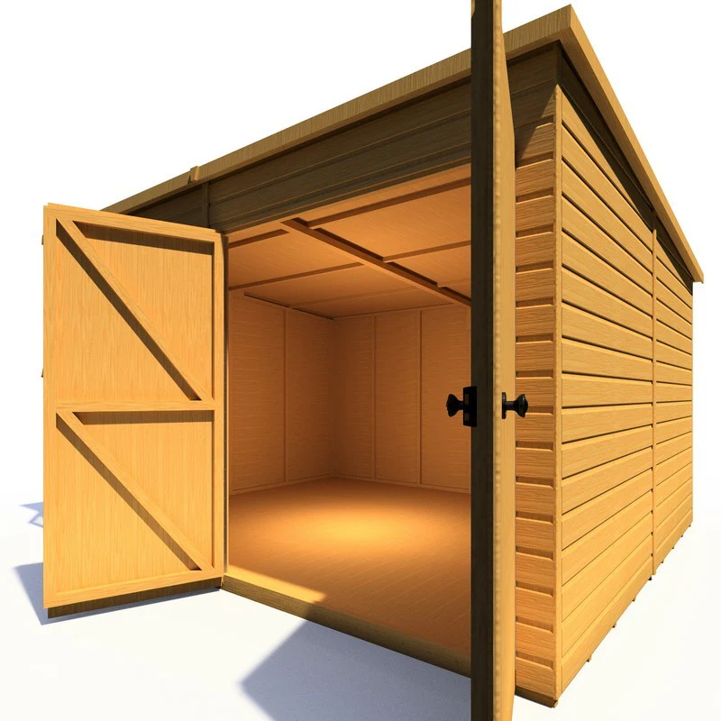 Shire Ranger 9' 9" x 11' 9" Pent Shed - Premium Coated Shiplap - Image 6
