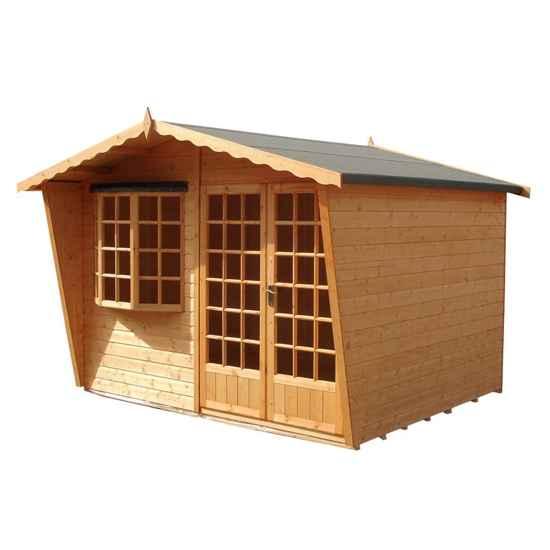 Shire Sandringham 10' 8" x 7' 8" Apex Summerhouse - Premium 12mm Cladding Shiplap - Image 2