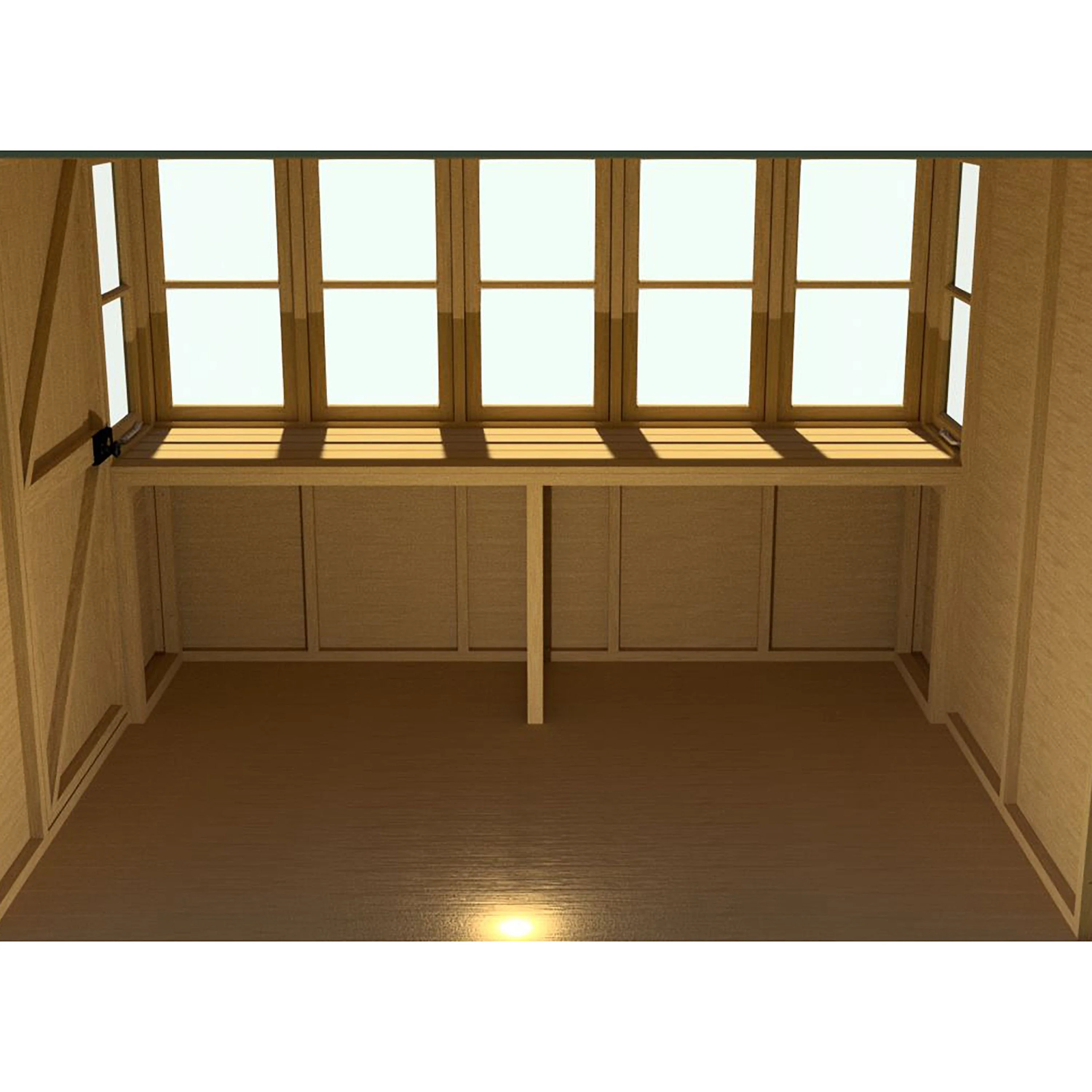 Sun 5' 7" x 8' Pent Potting Shed - Premium Dip Treated Shiplap - Image 6