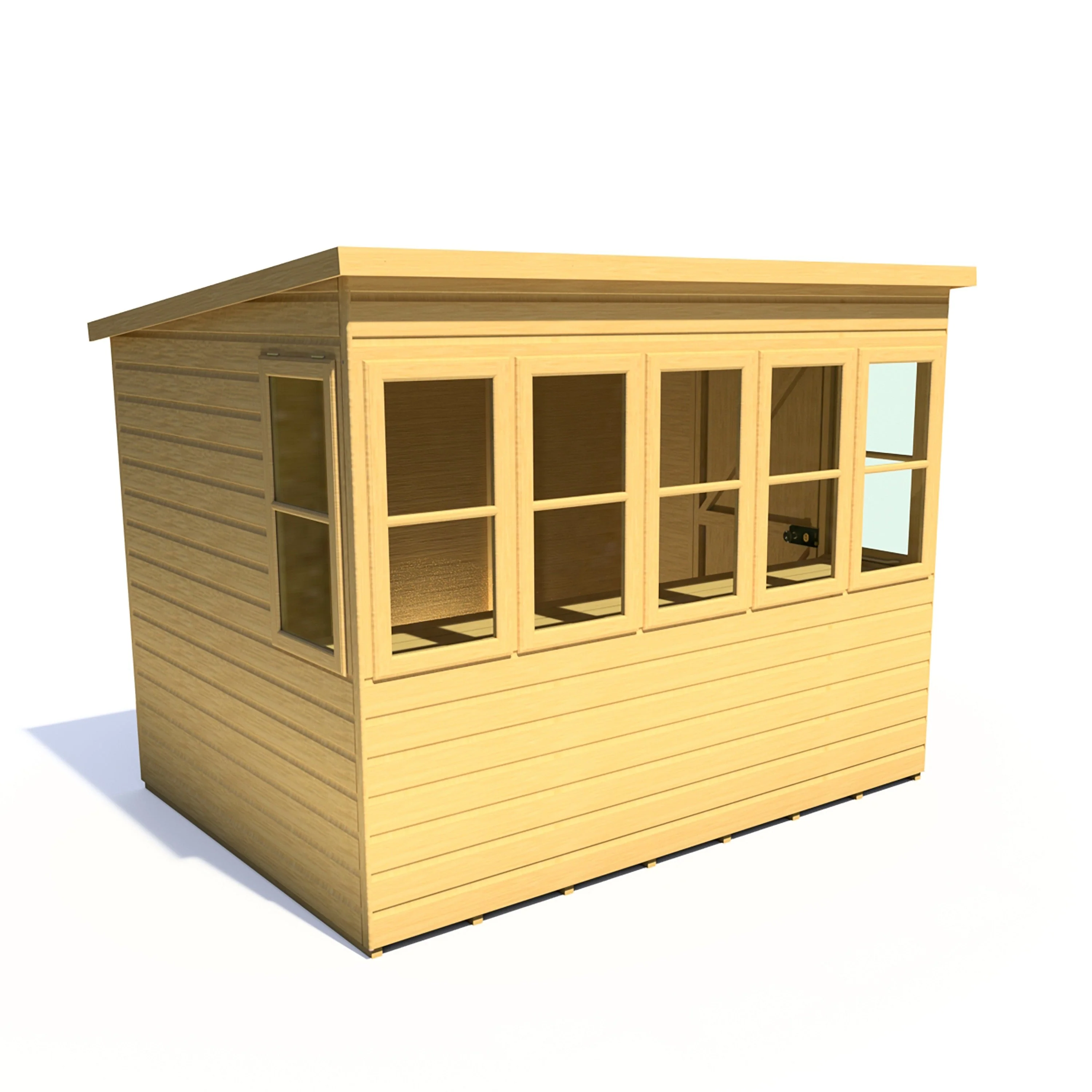 Sun 5' 7" x 8' Pent Potting Shed - Premium Dip Treated Shiplap - Image 8
