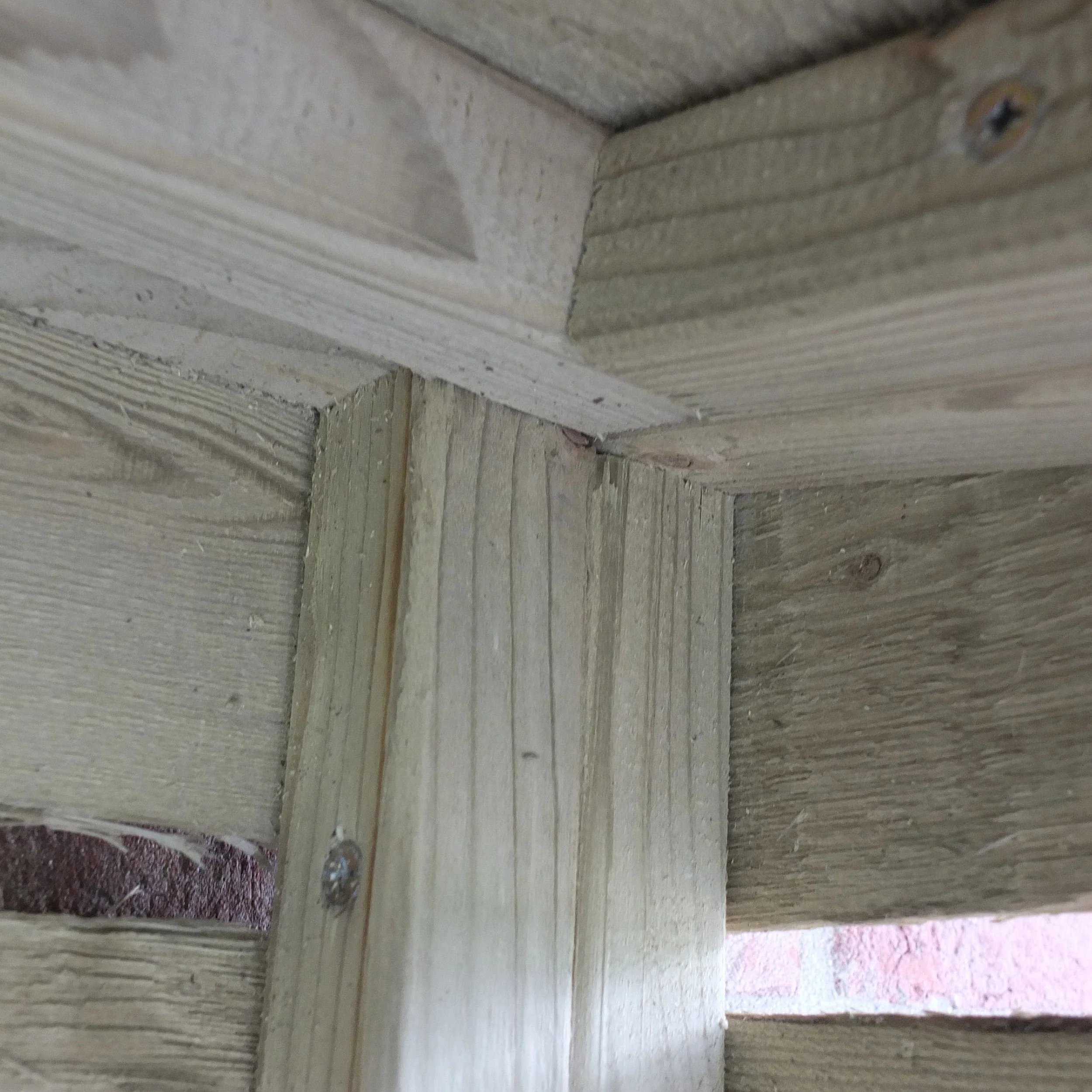Tall Wall 1' 3" x 2' 10" Pent Log Store - Premium Pressure Treated Shiplap - Image 5