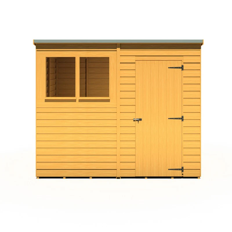 Value 5' 9" x 7' 10" Pent Shed - Premium Coated Overlap - Image 4