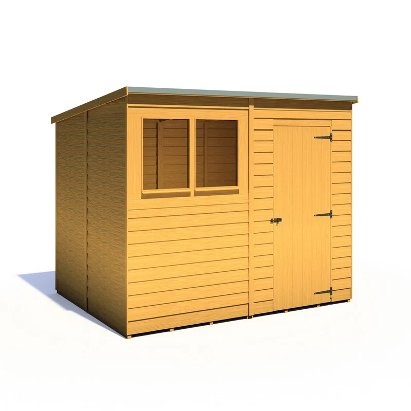 Value 5' 9" x 7' 10" Pent Shed - Premium Coated Overlap - Image 5