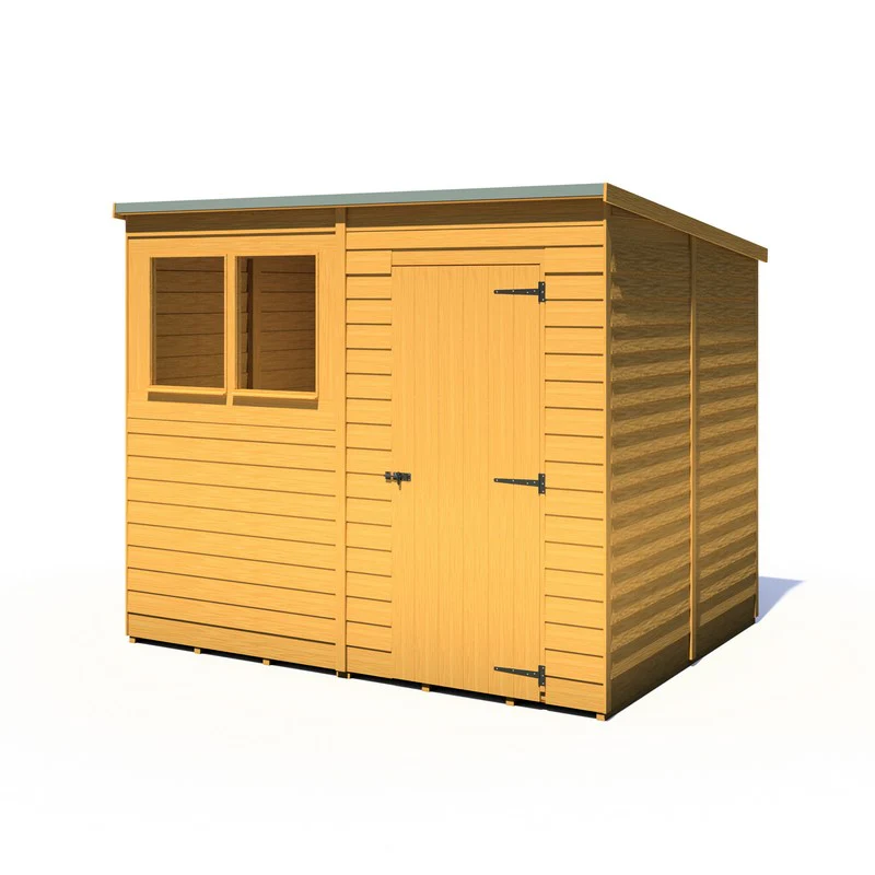 Value 5' 9" x 7' 10" Pent Shed - Premium Coated Overlap - Image 6