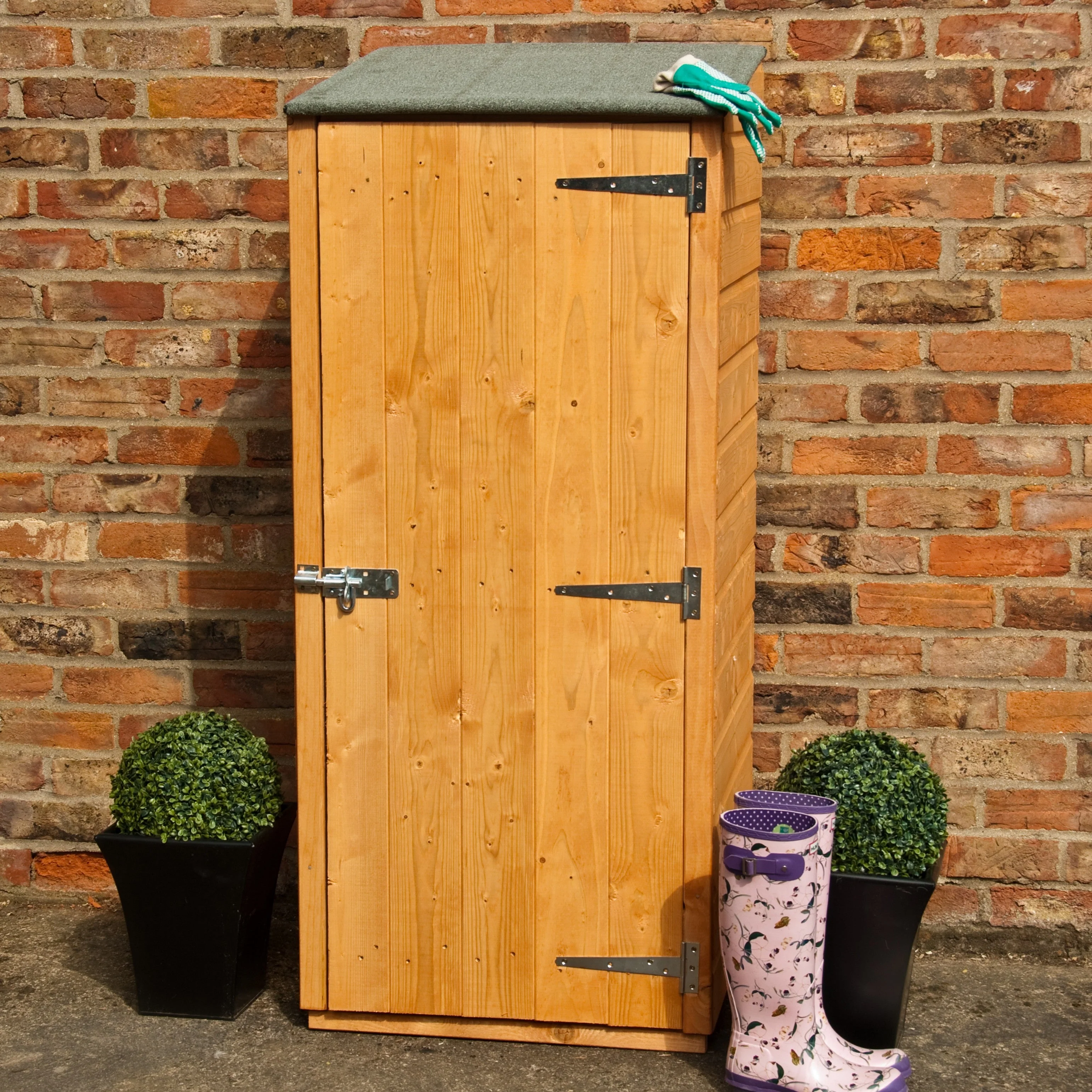 Shire Wentworth 2' x 1' 11" Pent Garden Store - Premium Dip Treated Shiplap - Image 6