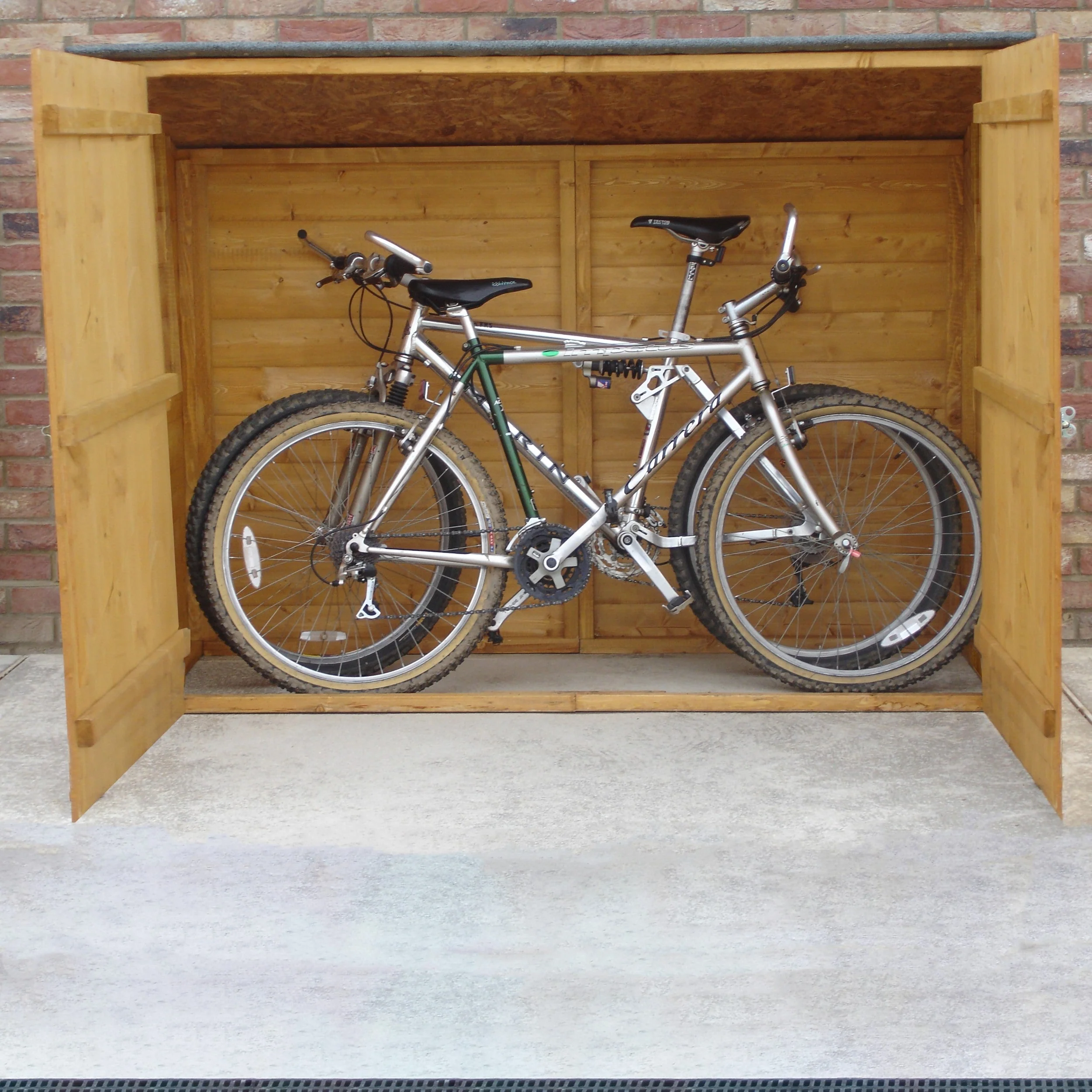 Wentworth 2' 1" x 6' 1" Pent Bike Store - Premium Dip Treated Shiplap - Image 7
