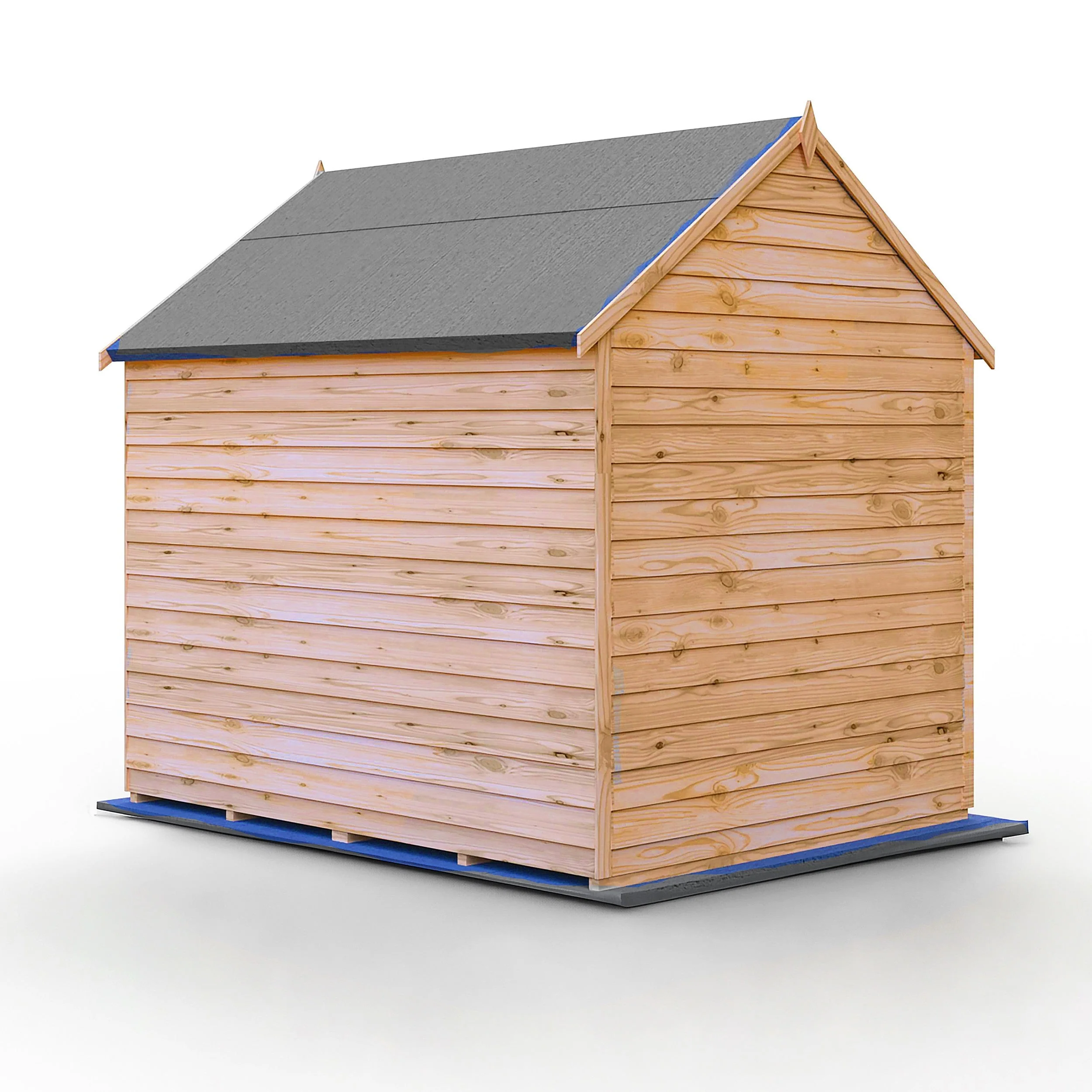 Wiltshire 5' 1" x 6' 8" Apex Shed - Classic Dip Treated Overlap - Image 8
