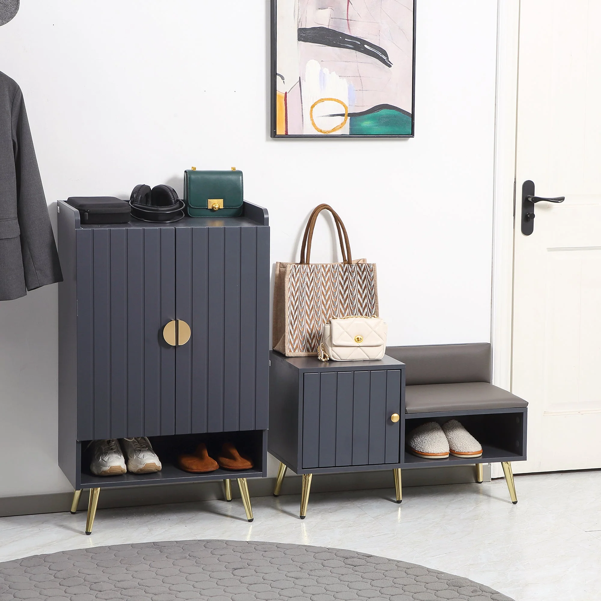Shoe Bench with Storage - Image 2