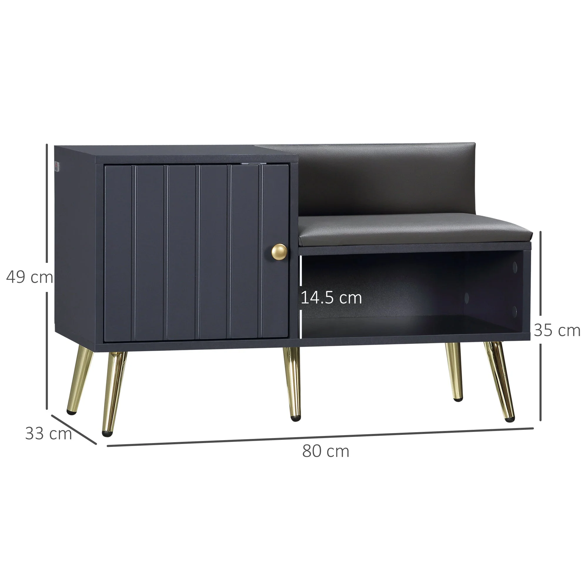Shoe Bench with Storage - Image 3