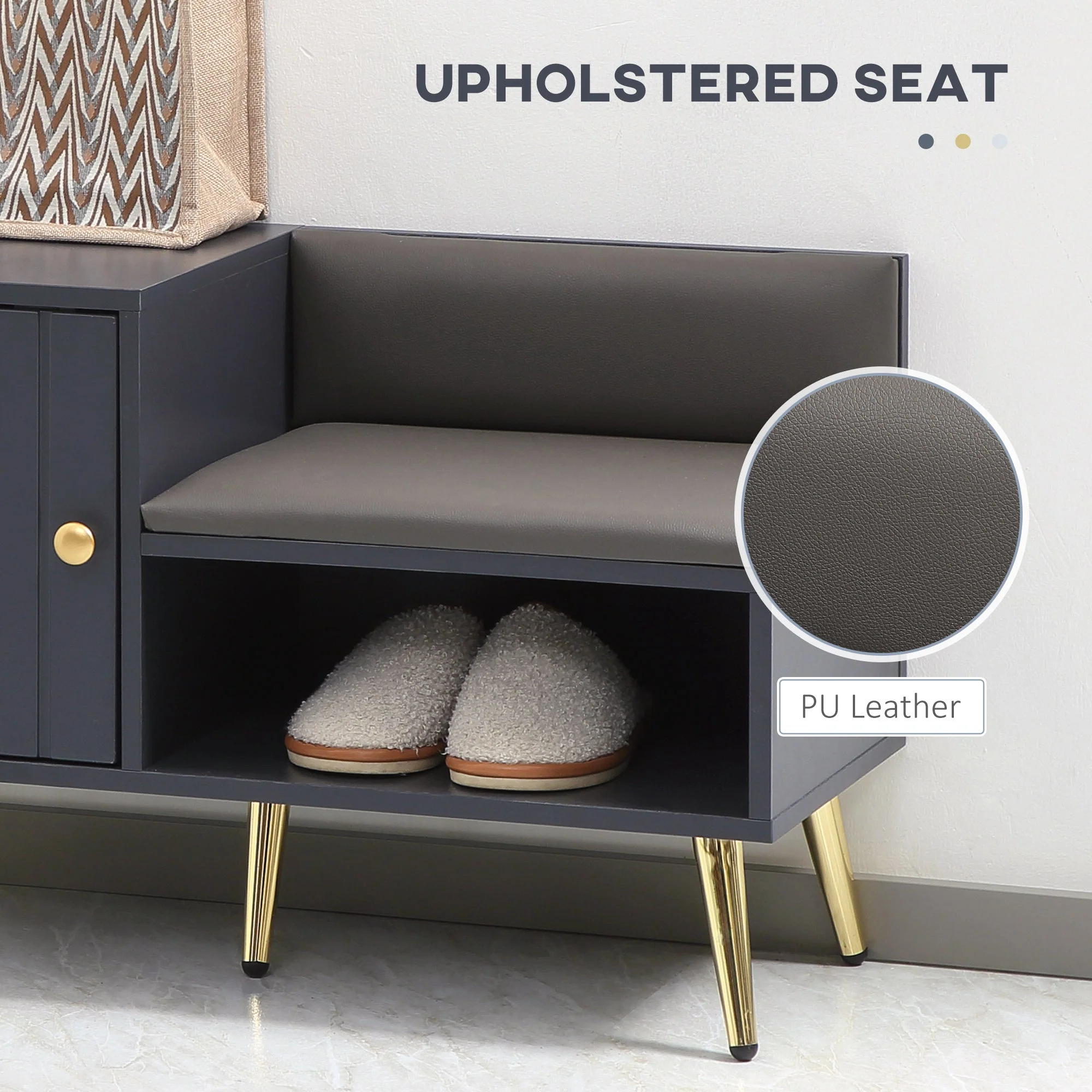 Shoe Bench with Storage - Image 5