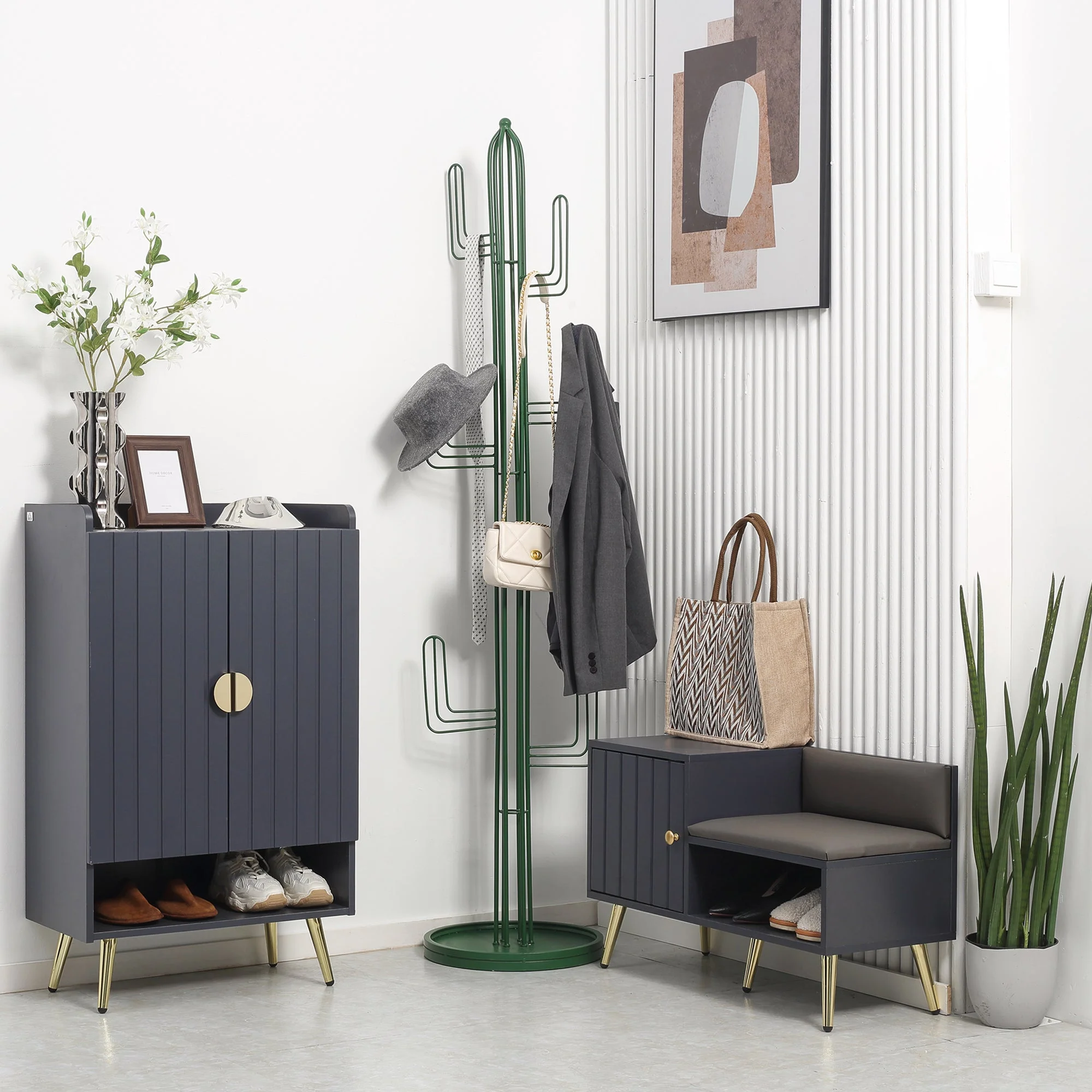 Shoe Bench with Storage - Image 7