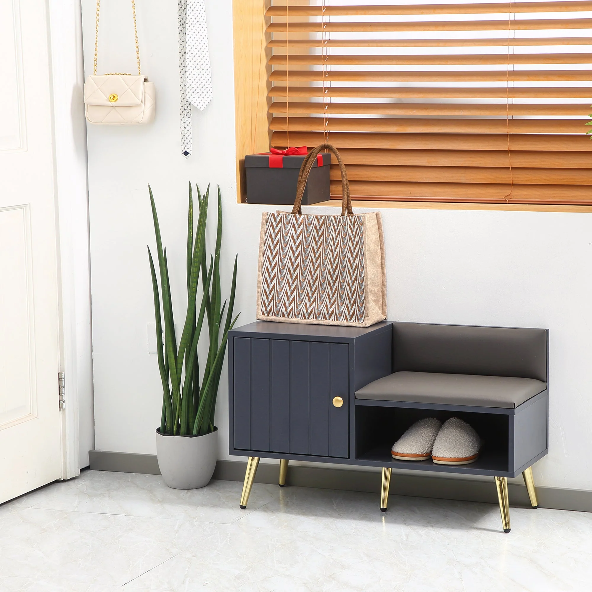 Shoe Bench with Storage - Image 8