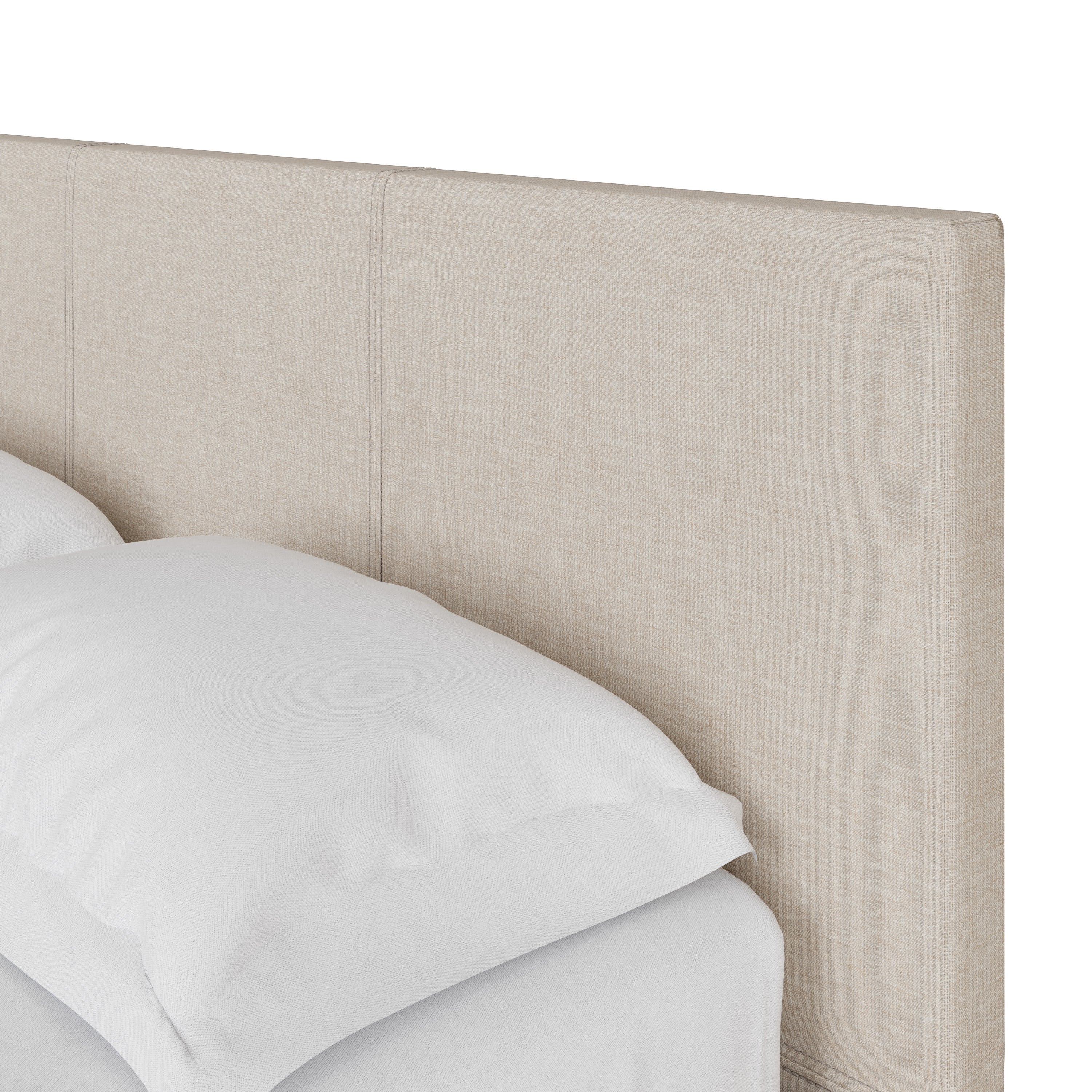 Side Lift Double Ottoman Bed Metal & Wood Natural 5 x 7ft - Image 5