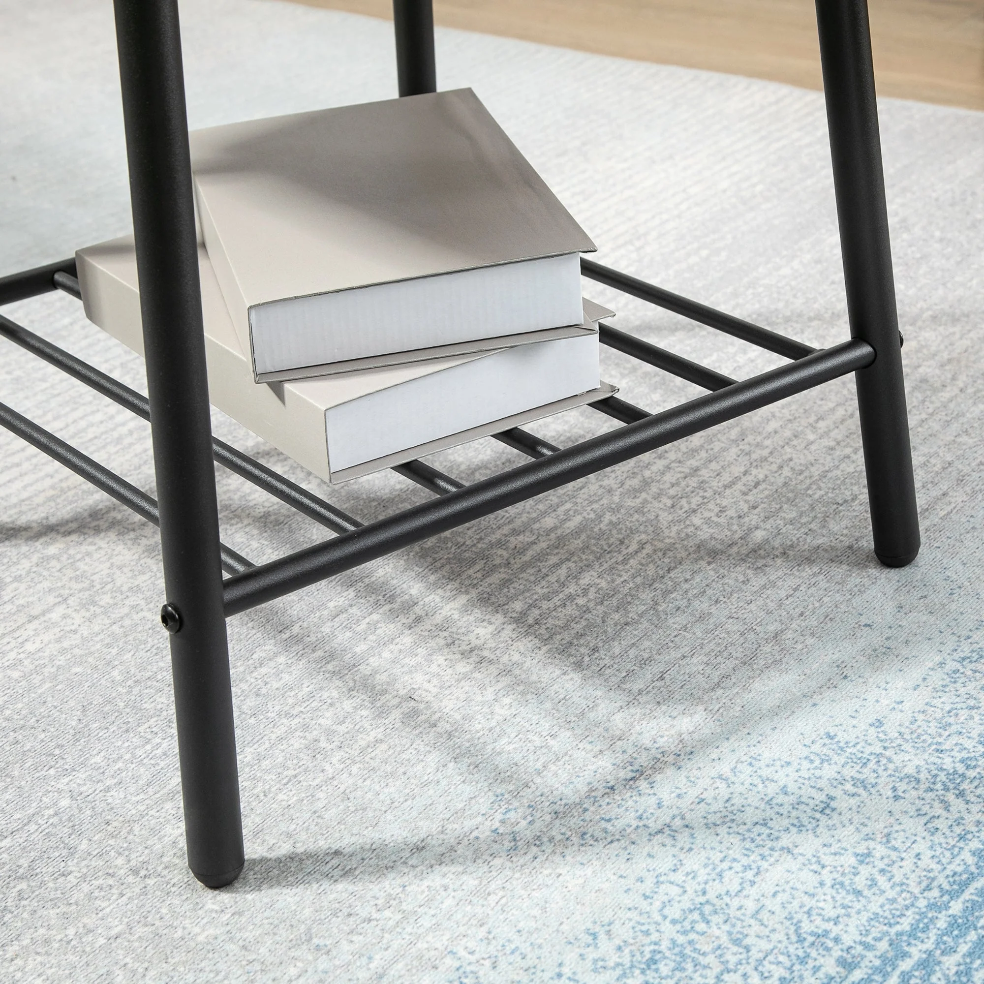 Side Table with 2-Tier Storage - Image 8