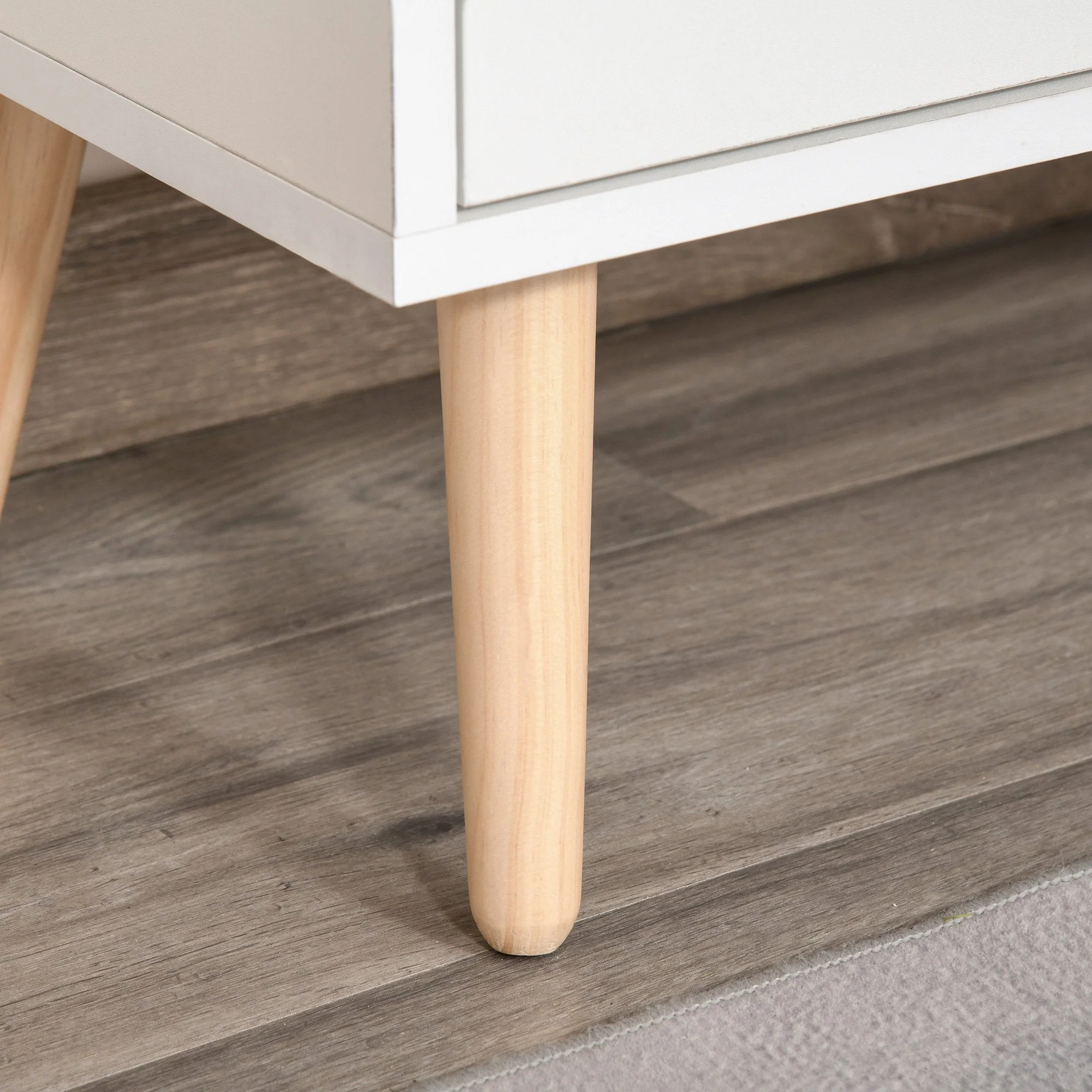 Sideboard Floor Cabinet Storage Cupboard with Drawer for Bedroom - Image 9