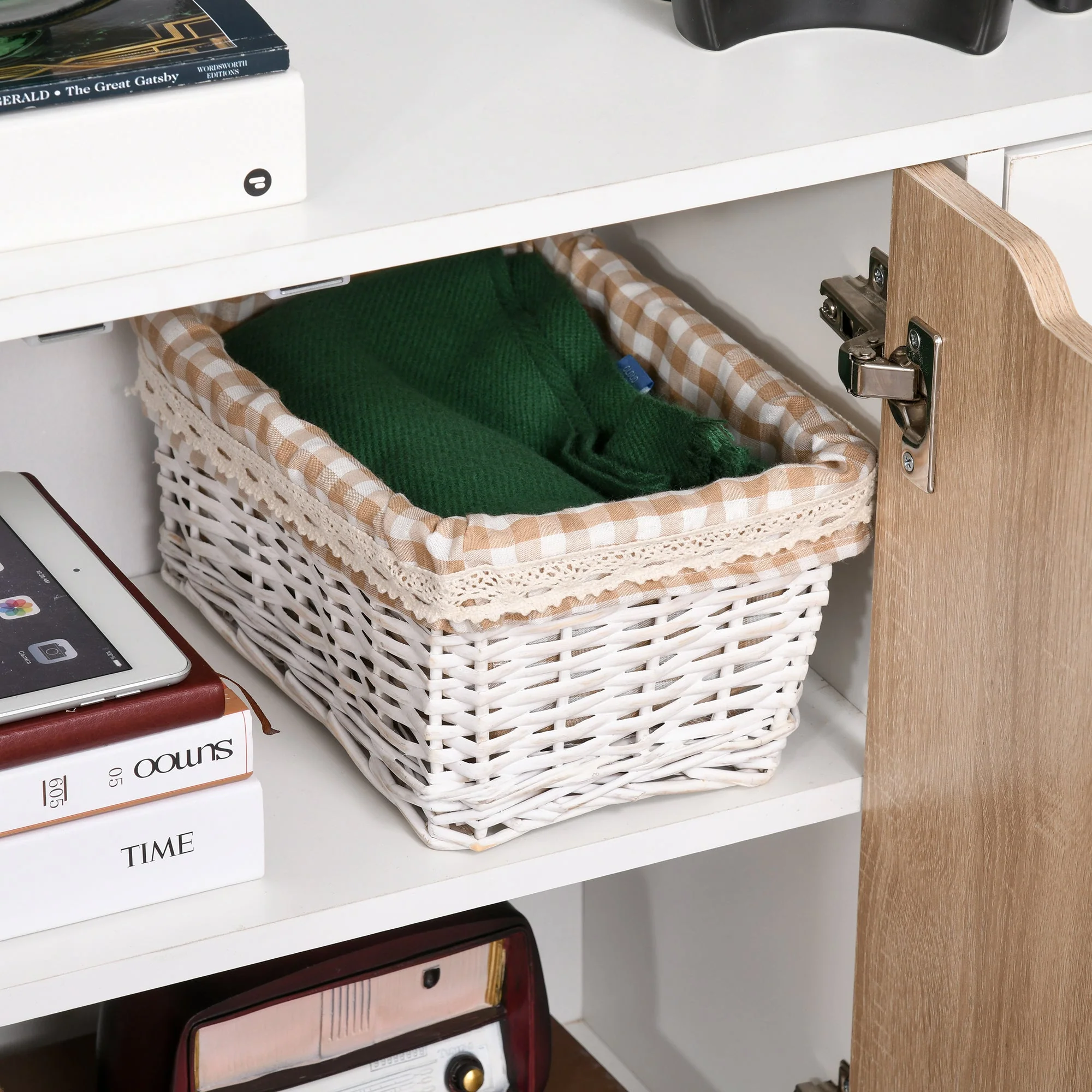 Sideboard Floor Standing Storage Cabinet with Drawer for Bedroom - Image 9
