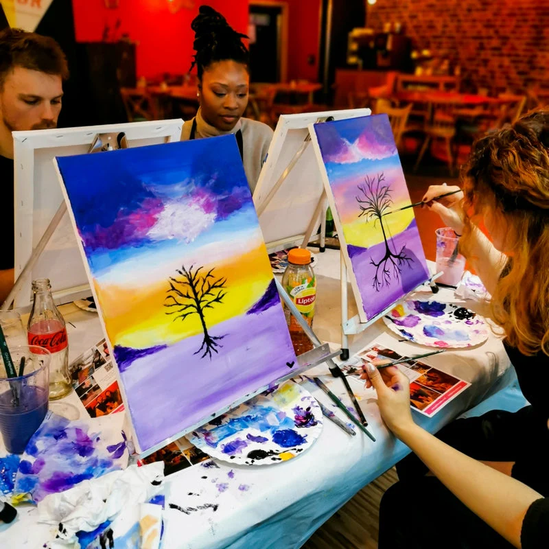 Sip and Paint Artist Workshop - Gift Experience For Two - Image 3