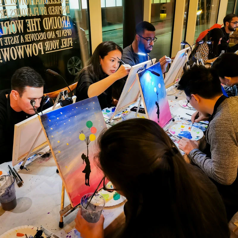 Sip and Paint Artist Workshop - Gift Experience For Two - Image 4